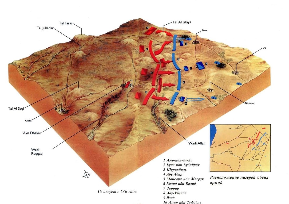 Битва при ярмуке. Ярмук битва. Битва при Ярмуке 636. Битва при Ярмуке 636 карта. Битва Ярмуке 636 год.